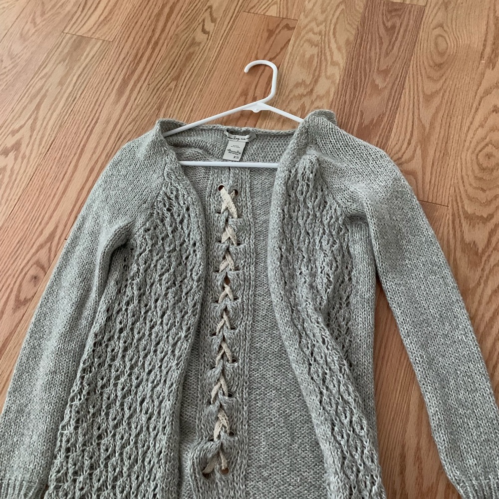 A Grey Cardigan